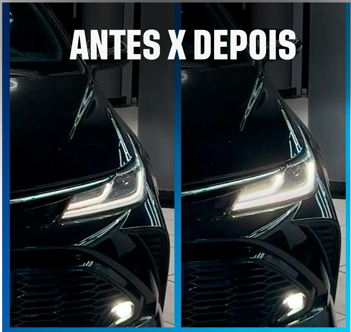 Antes x Depois Corolla